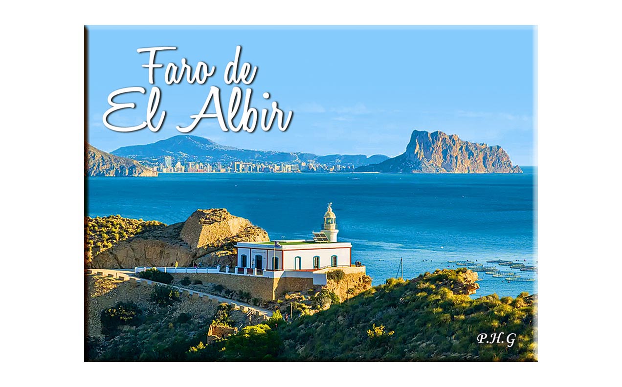 imagen de IMAN MADERA EL ALBIR FARO 6,7X9 CM